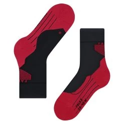 Falke Laufsocke Stabilizing Cool (mittelstarke Polsterung) Schwarz/rot Damen -Sportausrüstung Falke Laufsocke Stabilizing Cool Damen 16078 3008 960x960 1