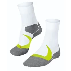 Falke Laufsocke RU4 Cool (mittelstarke Polsterung+Kühlung) Weiss/gelb Herren - 1 Paar