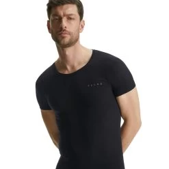 Falke Funktions-Tshirt Ultralight Cool (schnelltrocknend, Ultraleicht) Kurzarm Schwarz Herren -Sportausrüstung Falke Tshirt Ultralight Cool Herren 33771 3000 5 1061x1061 1