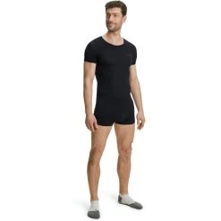 Falke Funktions-Tshirt Ultralight Cool (schnelltrocknend, Ultraleicht) Kurzarm Schwarz Herren -Sportausrüstung Falke Tshirt Ultralight Cool Herren 33771 3000 6 1057x1057 1