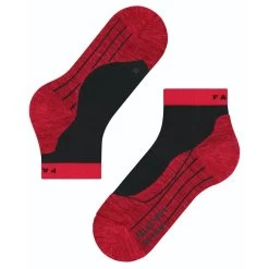 Aktion Noch Gültig Klicken Sie Auf Das Icon, Um Eine Erklärung Zu Erhalten. Falke Laufsocke RU4 Endurance Short (mittelstarke Polsterung) Schwarz/rot Herren - 1 Paar -Sportausrüstung Falke ru4 socke herren schwarz 5 891x891 1