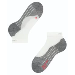 Aktion Noch Gültig Klicken Sie Auf Das Icon, Um Eine Erklärung Zu Erhalten. Falke Laufsocke RU4 Endurance Short (mittelstarke Polsterung) Weiss/grau Herren - 1 Paar -Sportausrüstung Falke socken ru4 short herren weiss 4 896x896 1