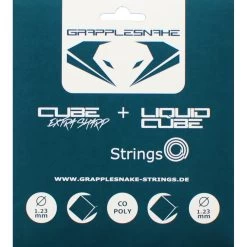 Grapplesnake Tennissaite Hybrid Extra Sharp/Liquid Cube Schwarz 2x6m Set