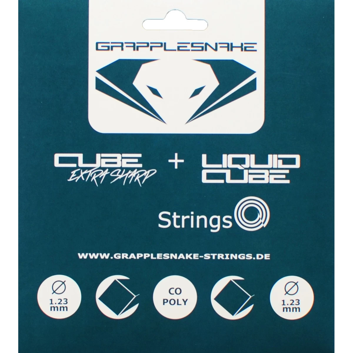 Grapplesnake Tennissaite Hybrid Extra Sharp/Liquid Cube Schwarz 2x6m Set 3 Grapplesnake Tennissaite Hybrid Extra Sharp/Liquid Cube Schwarz 2x6m Set