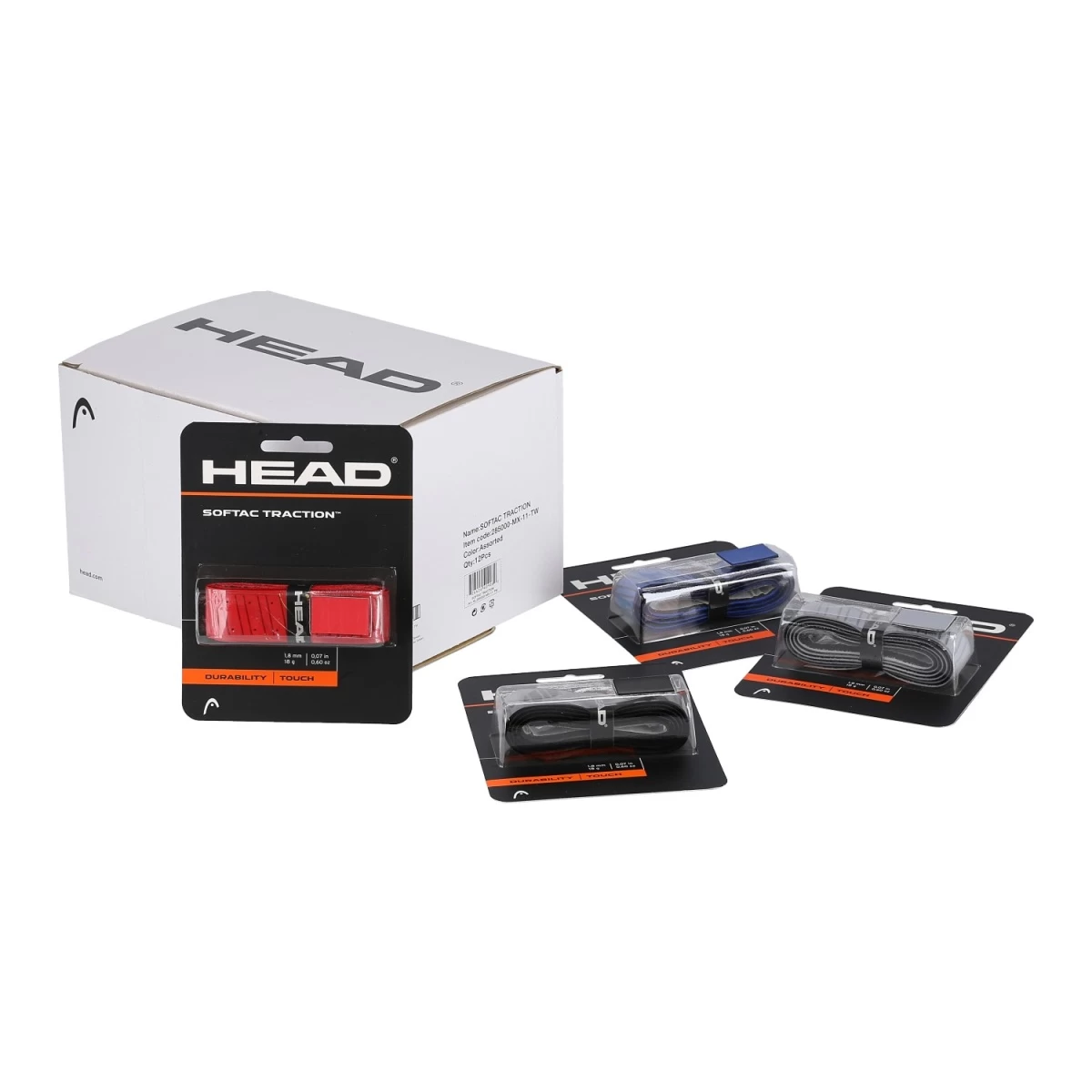Head Basisband Softac Traction 1.8mm Farblich Sortiert 12 Stück Im Karton 3 Head Basisband Softac Traction 1.8mm Farblich Sortiert 12 Stück Im Karton