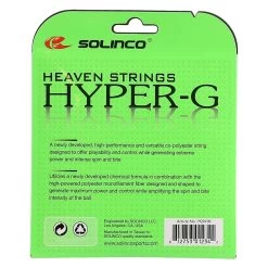 Solinco Tennissaite Hyper G (Haltbarkeit+Power) Grün 12m Set -Sportausrüstung HYPER G SET 1 25MM 2 1200x1200 1