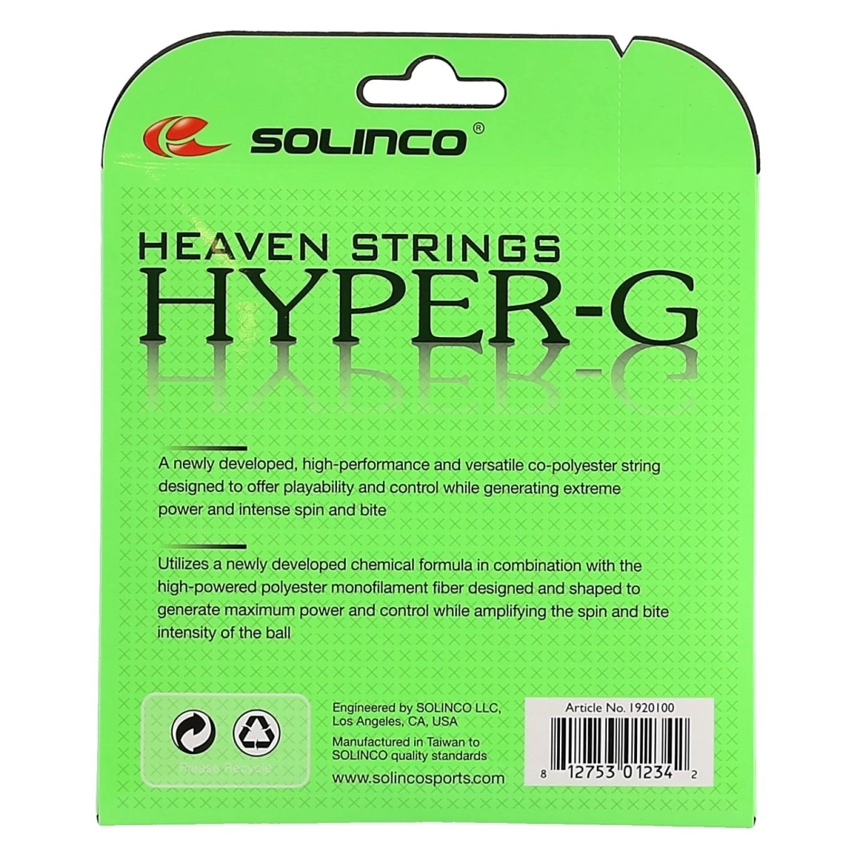 Besaitung Mit Tennissaite Solinco Hyper G Grün 8 Besaitung Mit Tennissaite Solinco Hyper G Grün – Bild 6