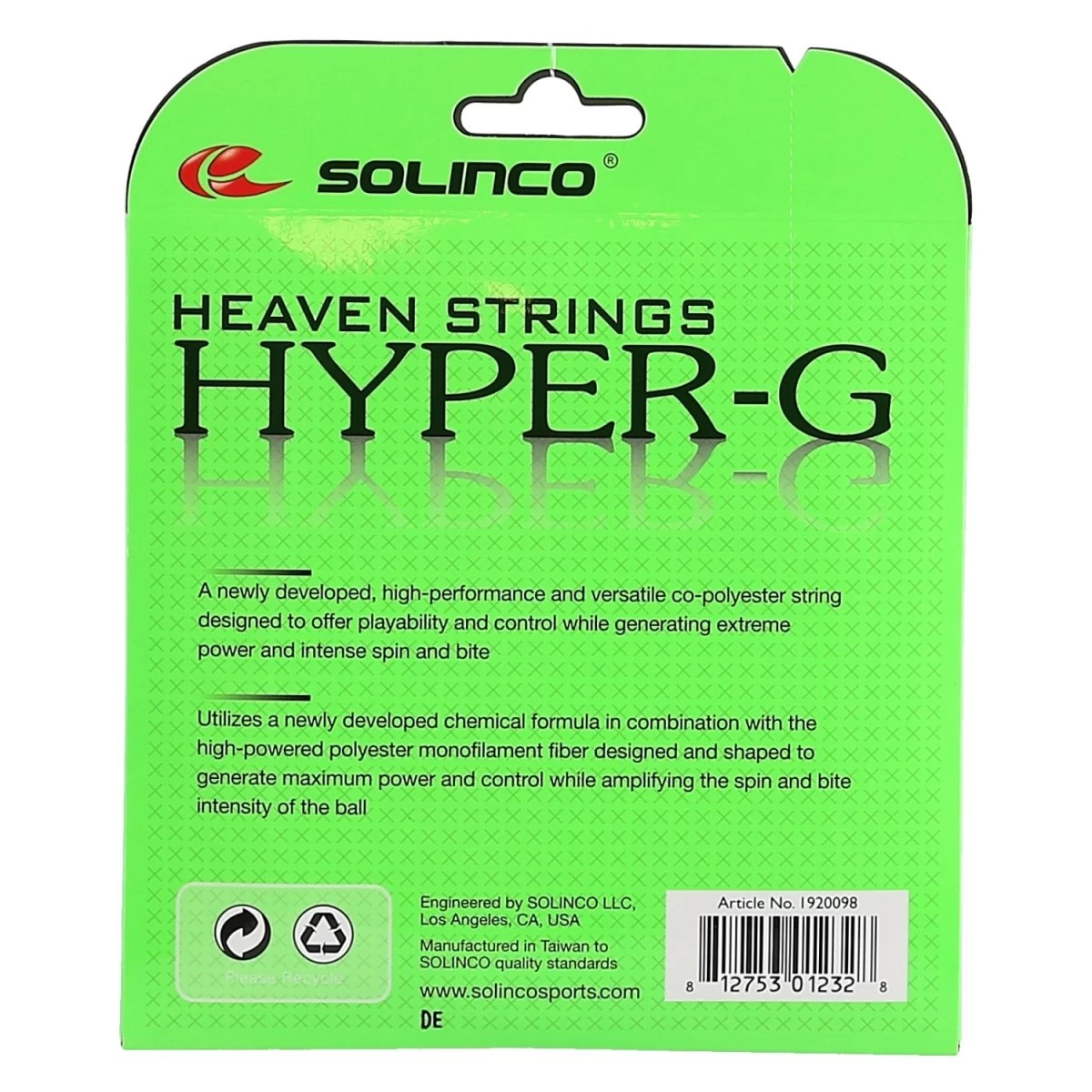 Besaitung Mit Tennissaite Solinco Hyper G Grün 10 Besaitung Mit Tennissaite Solinco Hyper G Grün – Bild 8