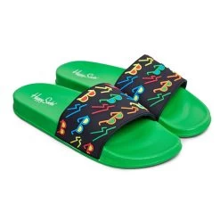 Happy Socks Badeschuhe Pool Slider Sunny Days Grün