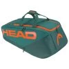 Head Tennis-Racketbag Pro Racquet Bag XL (Schlägertasche, 3 Hauptfächer) 2023 Cyangrün/orange 12er -Sportausrüstung Head 260203 DYFO Pro Racquet Tasche 1000x1000 1