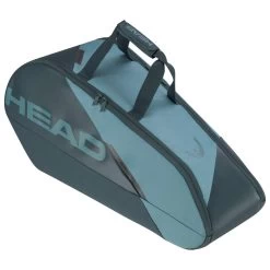 Head Tennis-Racketbag Tour Racquet Bag M (Schlägertasche, 2 Hauptfächer) 2023 Cyanblau 6er -Sportausrüstung Head 260723 CB Tour Racquet Tasche 4 1000x1000 1