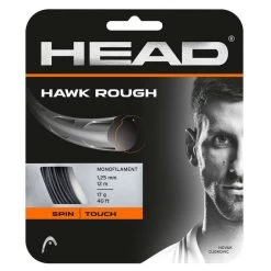 Head Tennissaite Hawk Rough 1.25 (Haltbarkeit+Power) Anthrazit 12m Set