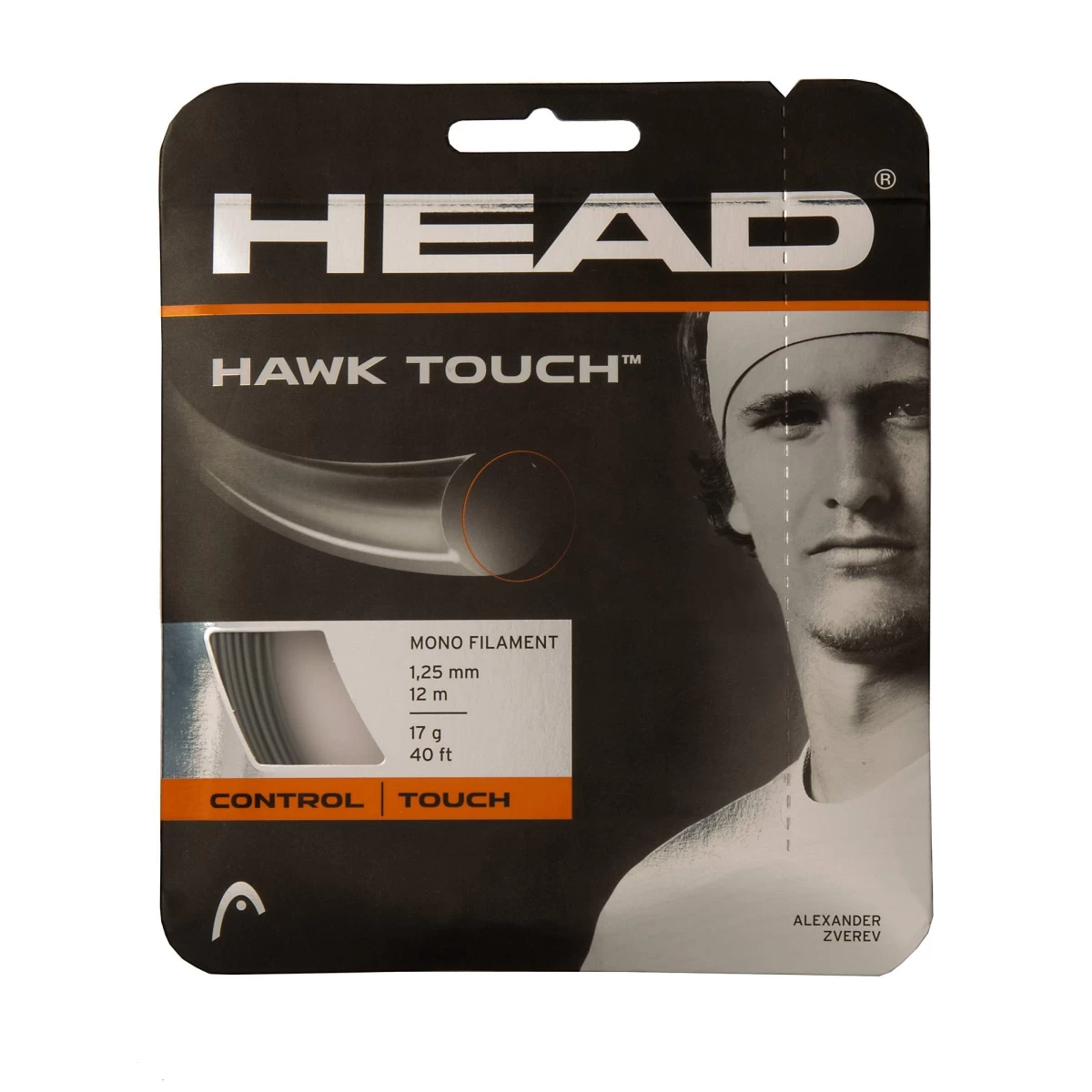 Besaitung Mit Tennissaite Head Hawk Touch (Haltbarkeit+Kontrolle) Anthrazitgraugrau 5 Besaitung Mit Tennissaite Head Hawk Touch (Haltbarkeit+Kontrolle) Anthrazitgraugrau – Bild 3