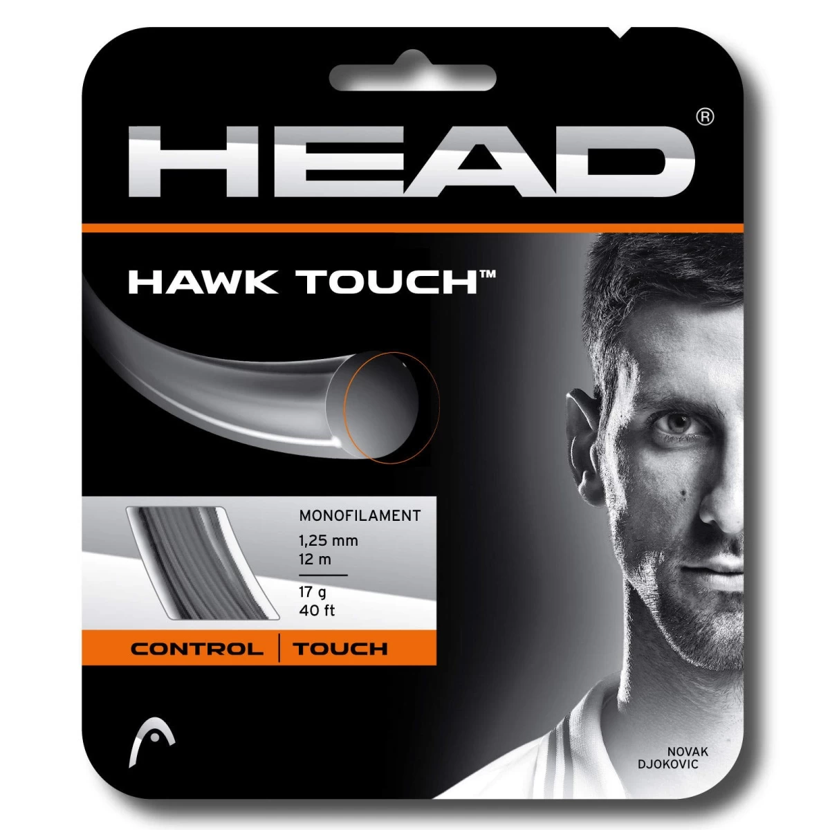 Besaitung Mit Tennissaite Head Hawk Touch (Haltbarkeit+Kontrolle) Anthrazitgraugrau 3 Besaitung Mit Tennissaite Head Hawk Touch (Haltbarkeit+Kontrolle) Anthrazitgraugrau