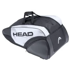 Head Tennis-Racketbag Supercombibag Djokovic (Schlägertasche, 3 Hauptfächer) Weiss/schwarz 9R
