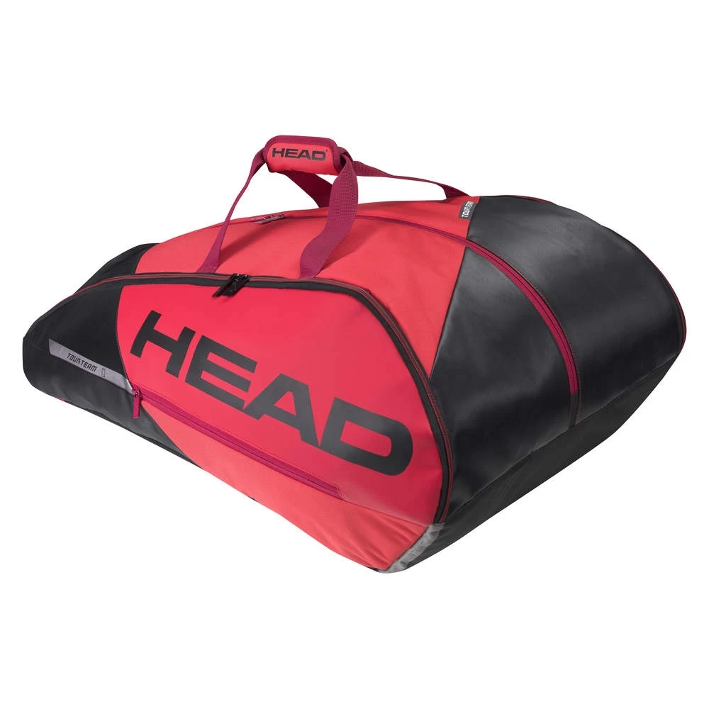 Head Tennis-Racketbag Tour Team (Schlägertasche, 3 Hauptfächer) Schwarz/rot 12R 3 Head Tennis-Racketbag Tour Team (Schlägertasche, 3 Hauptfächer) Schwarz/rot 12R