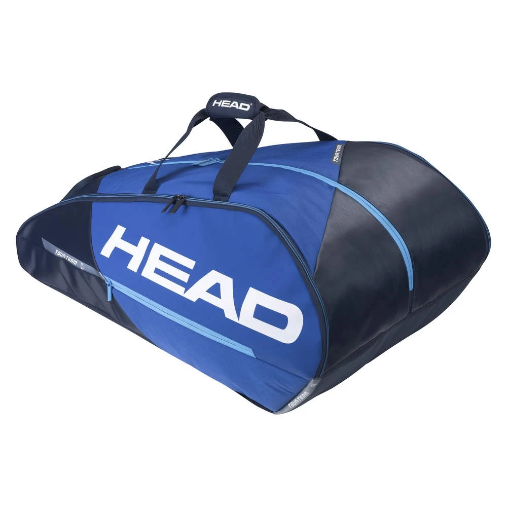 Head Tennis-Racketbag Tour Team (Schlägertasche, 3 Hauptfächer) Blau/navyblau 12R 3 Head Tennis-Racketbag Tour Team (Schlägertasche, 3 Hauptfächer) Blau/navyblau 12R