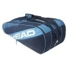 Head Tennis-Racketbag Elite (Schlägertasche, 3 Hauptfächer) Navyblau 12R -Sportausrüstung Head 283592 BLNV Elite 12R Tasche 1000x1000 1