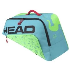 Head Tennis-Racketbag Combi Novak Kinder/Junior (Schlägertasche) Blau/grün