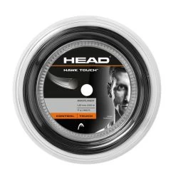 Head Tennissaite Hawk Touch (Haltbarkeit+Kontrolle) Anthrazit 200m Rolle