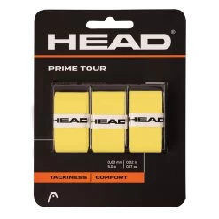 Head Overgrip Prime Tour 0.6 Mm (Komfort, Griffigkeit) Gelb 3er