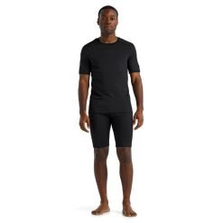Icebreaker Unterwäsche Hose 200 Oasis Shorts Kurz - Merinowolle, Enganliegend - Schwarz Herren -Sportausrüstung Icebreaker 0A59KY001 Oasis Short 3 1200x1200 1