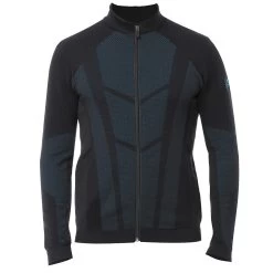 Iron-IC Jacke High Neck Mit Reißverschluss - 2nd Layer Full Zip - Schwarz Herren