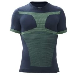 Iron-IC Shirt Performance Kurzarm Unterwäsche Blau/gelb Herren