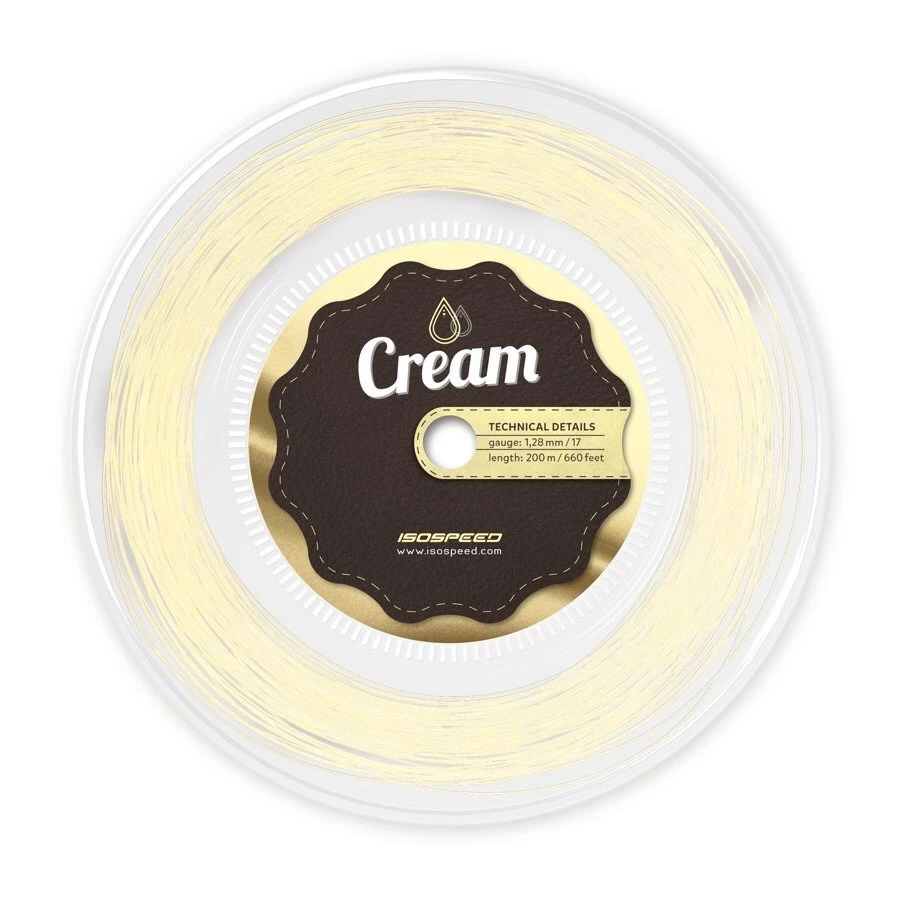 IsoSpeed Tennissaite Cream (Haltbarkeit+Kontrolle) Cremeweiss 200m Rolle 3 IsoSpeed Tennissaite Cream (Haltbarkeit+Kontrolle) Cremeweiss 200m Rolle