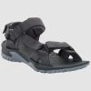 Jack Wolfskin Sandale Lakewood Ride Dunkelgrau Herren