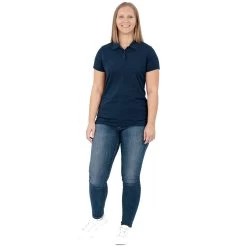 JAKO Freizeit-Polo Doubletex (Polyester/Baumwolle) Marineblau Damen -Sportausrüstung JAKO Polo Doubletex Damen C6330 900 5 1200x1200 1