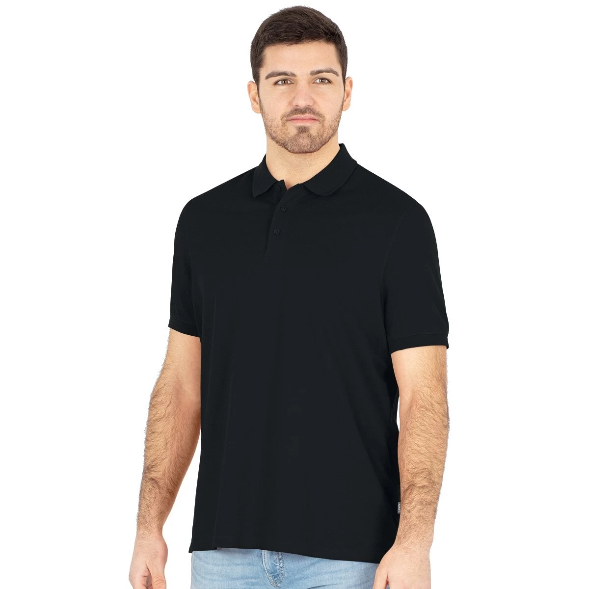 JAKO Freizeit-Polo Doubletex (Polyester/Baumwolle) Schwarz Herren 3 JAKO Freizeit-Polo Doubletex (Polyester/Baumwolle) Schwarz Herren