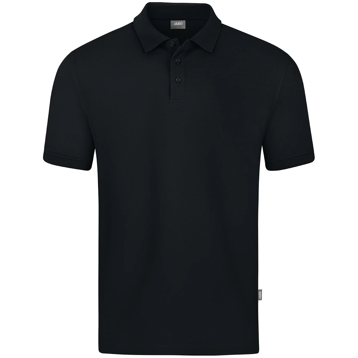 JAKO Freizeit-Polo Doubletex (Polyester/Baumwolle) Schwarz Herren 9 JAKO Freizeit-Polo Doubletex (Polyester/Baumwolle) Schwarz Herren – Bild 7