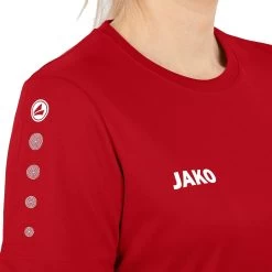 JAKO Sport-Shirt Trikot Team Kurzarm (100% Polyester) Rot Damen -Sportausrüstung JAKO Sport shirt Trikot Team Damen 4233D 01 4 1200x1200 1