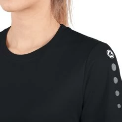 JAKO Sport-Shirt Trikot Team Kurzarm (100% Polyester) Schwarz Damen -Sportausrüstung JAKO Sport shirt Trikot Team Damen 4233D 08 3 1200x1200 1