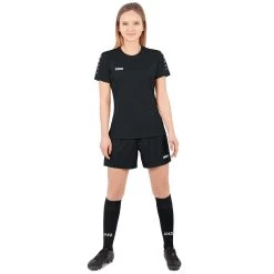 JAKO Sport-Shirt Trikot Team Kurzarm (100% Polyester) Schwarz Damen -Sportausrüstung JAKO Sport shirt Trikot Team Damen 4233D 08 5 1200x1200 1