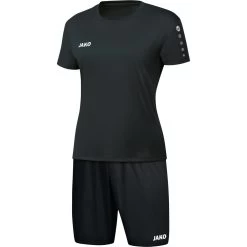 JAKO Sport-Shirt Trikot Team Kurzarm (100% Polyester) Schwarz Damen -Sportausrüstung JAKO Sport shirt Trikot Team Damen 4233D 08 8 1200x1200 1