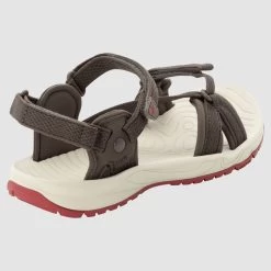 Jack Wolfskin Sandale Lakewood Ride Neoprenpolsterung Braun Damen -Sportausrüstung Jack20Wolfskin Sandale Lakewood Ride 4019041 5266 3 1200x1200 1