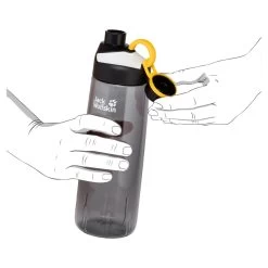 Jack Wolfskin Trinkflasche Mancora 1.0 (unverwüstliche Weithalsflasche Mit Trinkausguss) 1 Liter Phantomgrau -Sportausrüstung Jack Wolfskin 8006921 6350 mancora phantom Trinkflasche204 1200x1200 2