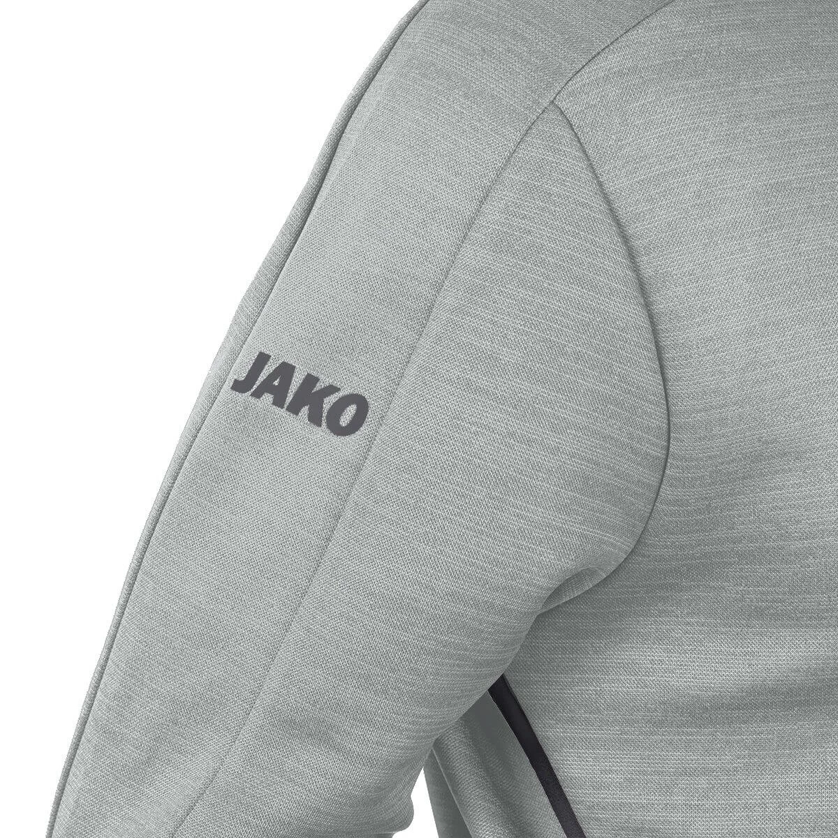 JAKO Freizeitanzug Challenge Mit Kapuze (Jacke Und Hose, Sportiver Schnitt) Hellgrau Herren 6 JAKO Freizeitanzug Challenge Mit Kapuze (Jacke Und Hose, Sportiver Schnitt) Hellgrau Herren – Bild 4