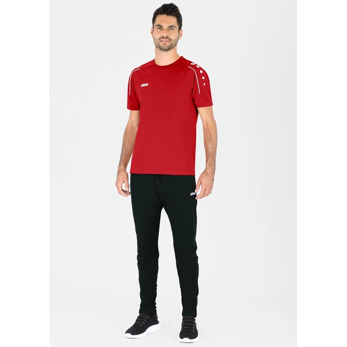 JAKO Trainingshose Classico (Polyester-Piqué, Seitentaschen Mit Reißverschluss) Lang Schwarz Herren 5 JAKO Trainingshose Classico (Polyester-Piqué, Seitentaschen Mit Reißverschluss) Lang Schwarz Herren – Bild 3