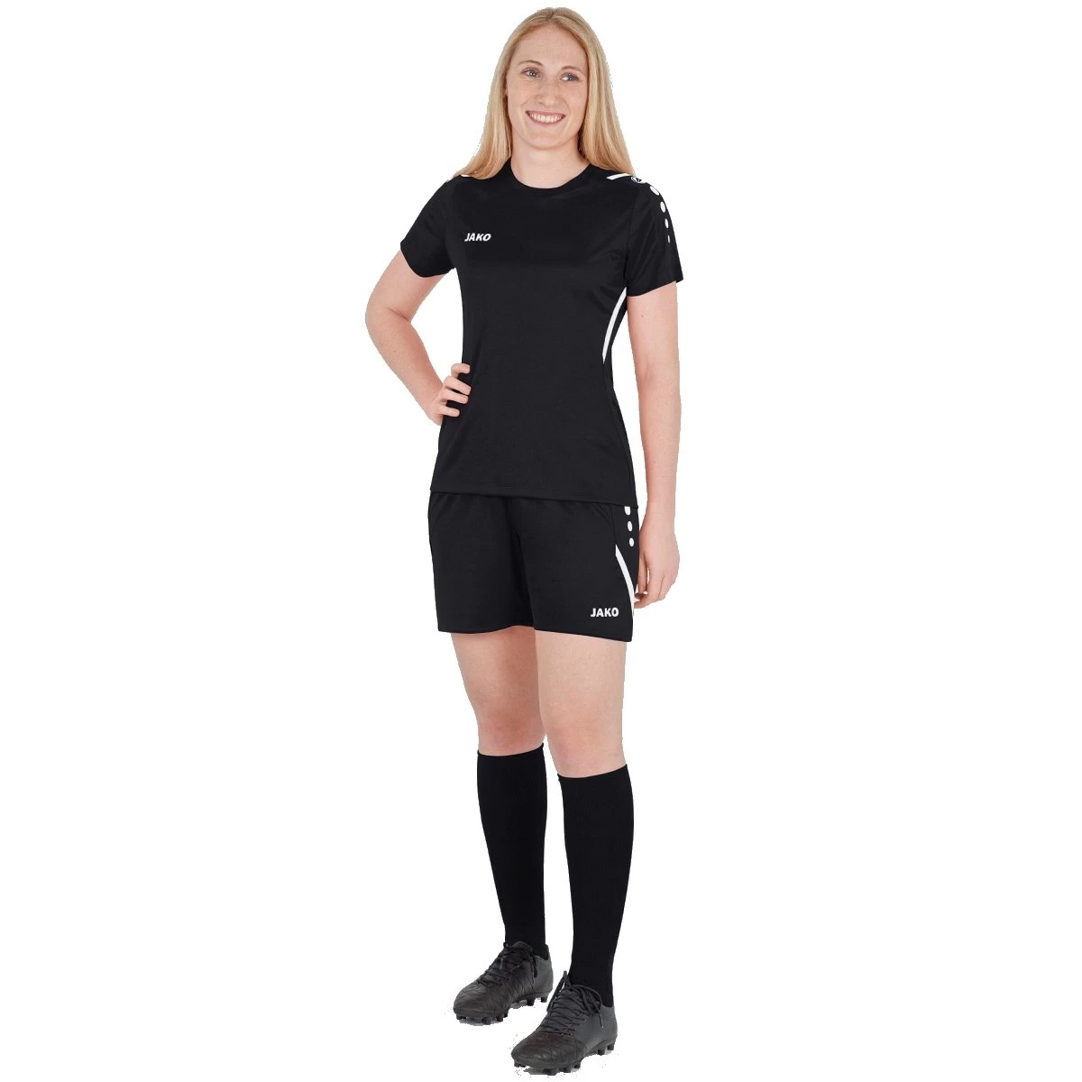 JAKO Sport-Tshirt (Trikot) Challenge Schwarz Damen 8 JAKO Sport-Tshirt (Trikot) Challenge Schwarz Damen – Bild 6