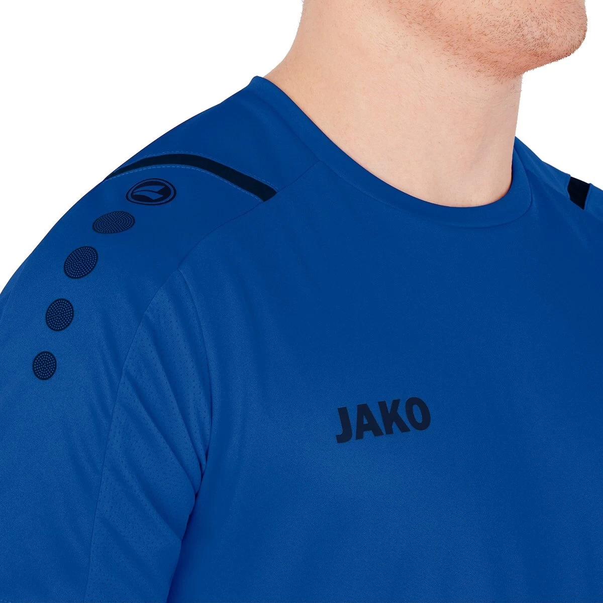 JAKO Sport-Tshirt (Trikot) Challenge Royalblau Herren 5 JAKO Sport-Tshirt (Trikot) Challenge Royalblau Herren – Bild 3