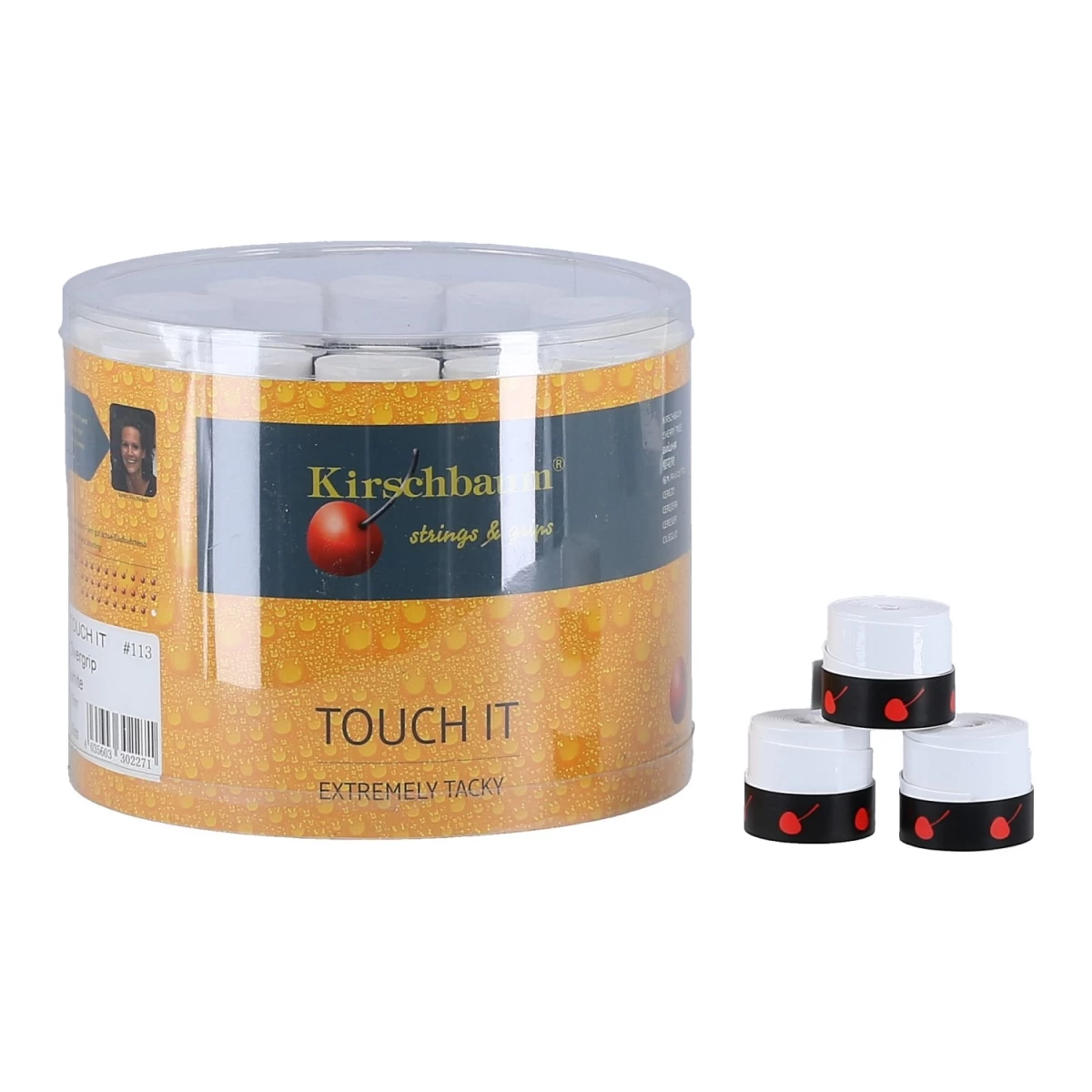 Kirschbaum Overgrip Touch It Perforiert 0.5mm (extreme Griffigkeit) Weiss 60er Box 3 Kirschbaum Overgrip Touch It Perforiert 0.5mm (extreme Griffigkeit) Weiss 60er Box