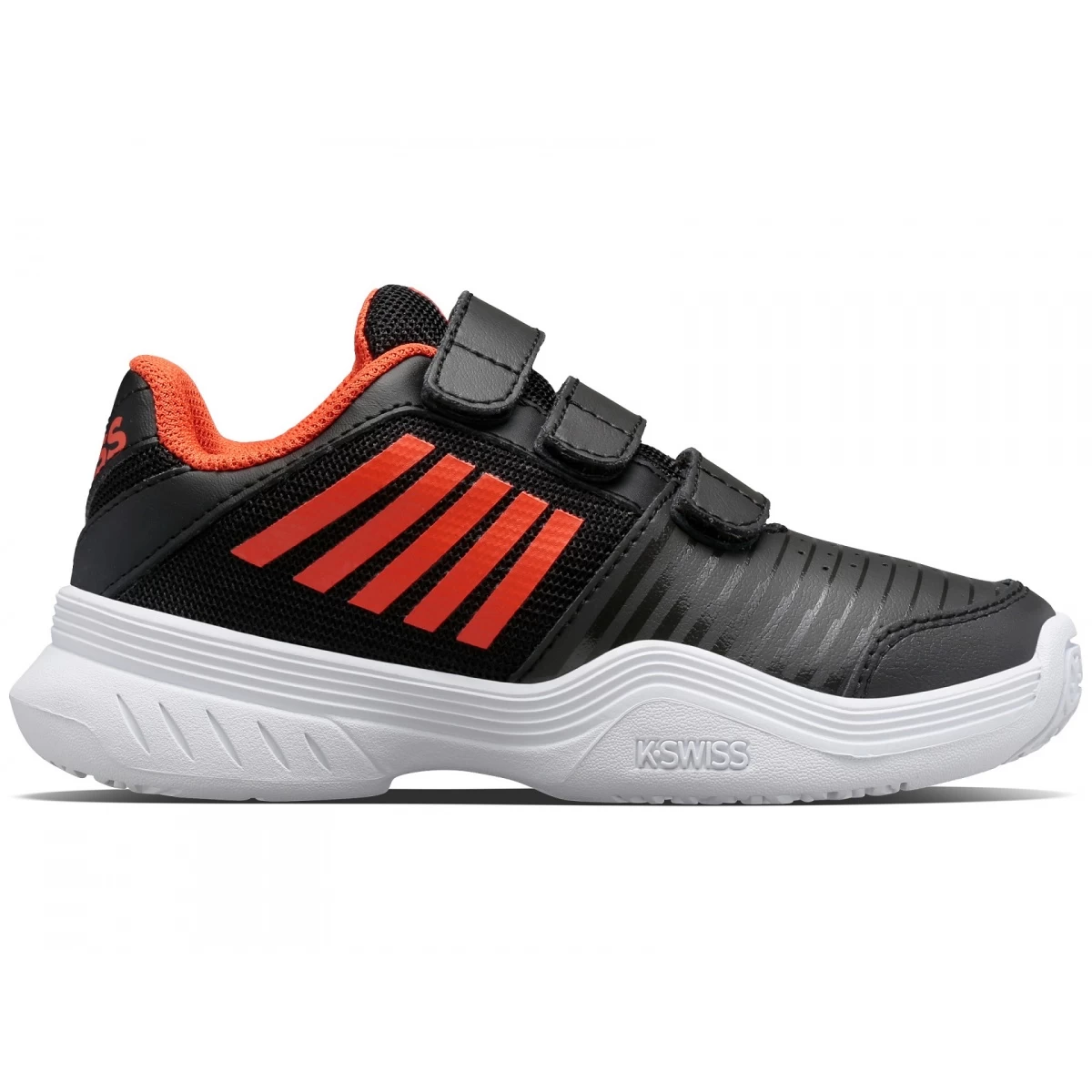 KSwiss Tennisschuhe Court Express KLETT Allcourt Schwarz/orange Kleinkinder 3 KSwiss Tennisschuhe Court Express KLETT Allcourt Schwarz/orange Kleinkinder