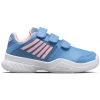 KSwiss Tennisschuhe Court Express Klett Allcourt Hellblau/pink Mädchen -Sportausrüstung KSwiss 56610 454 Court Express Kinderschuh202 1200x1200 1