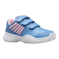KSwiss Tennisschuhe Court Express Klett Allcourt Hellblau/pink Mädchen 11 KSwiss Tennisschuhe Court Express Klett Allcourt Hellblau/pink Mädchen -Sportausrüstung KSwiss 56610 454 Court Express Kinderschuh203 1200x1200 1