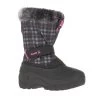 Kamik Winterschuhe Mini - Nahtversiegeltes Nylon, Kunstfell-Schneekragen, Wasserabweisend - Schwarz/pink Kinder 1 Kamik Winterschuhe Mini - Nahtversiegeltes Nylon, Kunstfell-Schneekragen, Wasserabweisend - Schwarz/pink Kinder -Sportausrüstung Kamik NF4221N BPK Mini Stiefel 805x805 1