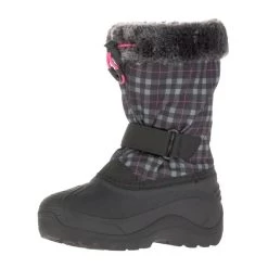Kamik Winterschuhe Mini - Nahtversiegeltes Nylon, Kunstfell-Schneekragen, Wasserabweisend - Schwarz/pink Kinder 11 Kamik Winterschuhe Mini - Nahtversiegeltes Nylon, Kunstfell-Schneekragen, Wasserabweisend - Schwarz/pink Kinder -Sportausrüstung Kamik NF4221N BPK Mini Stiefel 2 762x762 1