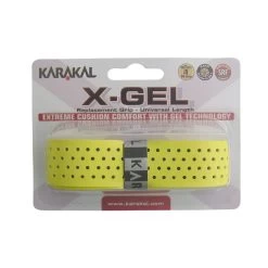 Karakal Basisband X-Gel (Shockabsorption, Glatt Gelocht) 2.2mm Gelb